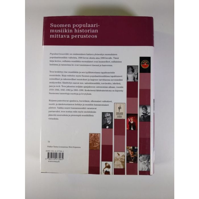 Buy : Suomen musiikin historia : Populaarimusiikki | | Used Book Store  Finlandia Kirja