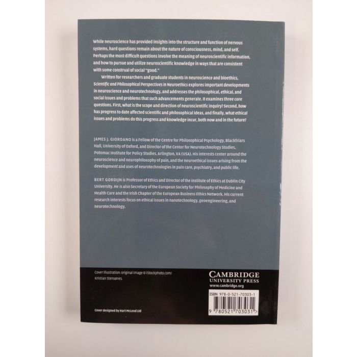 Gordijn　Giordano　and　Bert　James　in　Philosophical　Perspectives　Scientific　J.　Neuroethics