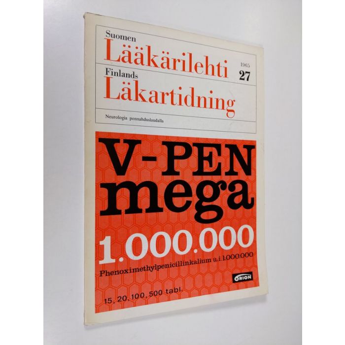 Suomen lääkärilehti 27/1965