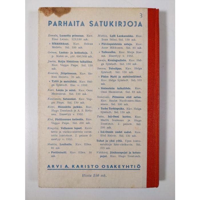 Buy Kilpi: Hännätön peikko : satuja | Rauha Kilpi | Used Book Store  Finlandia Kirja