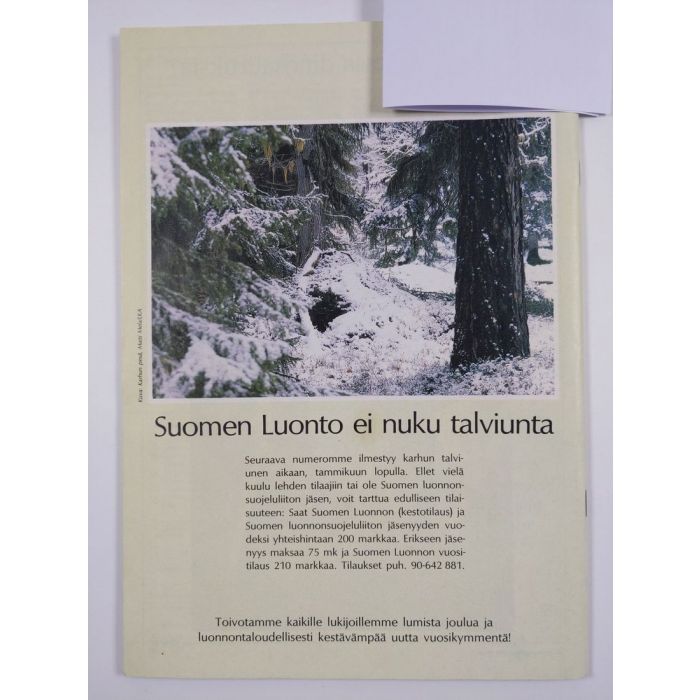 Suomen luonto 8/1989