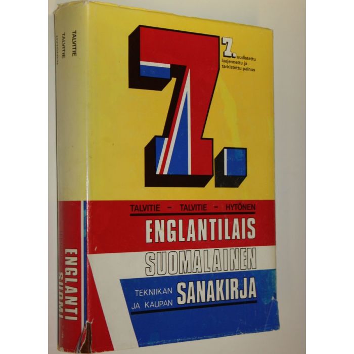 Osta Talvitie: Englantilais-suomalainen tekniikan ja kaupan sanakirja |  Jyrki K. Talvitie | Antikvariaatti Finlandia Kirja