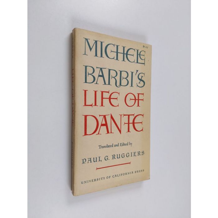 Michele Barbi Michele Barbi s Life of Dante