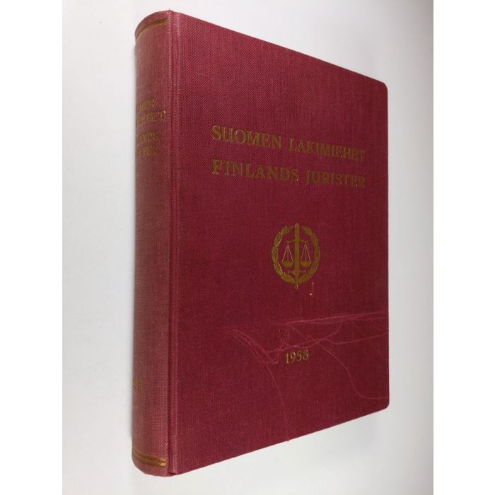 Osta Schrey: Suomen lakimiehet 1958 = Finlands jurister | Eero Schrey |  Antikvariaatti Finlandia Kirja