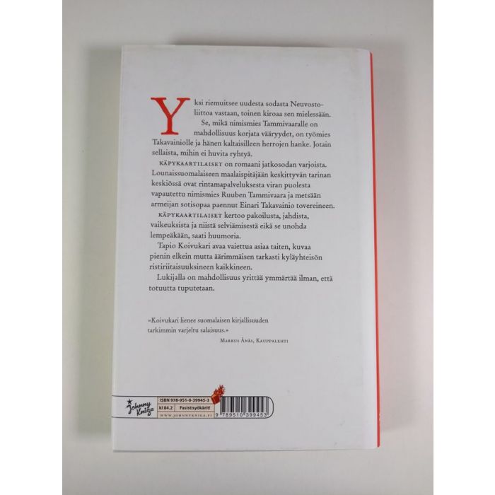 Osta Koivukari: Käpykaartilaiset | Tapio Koivukari | Antikvariaatti  Finlandia Kirja