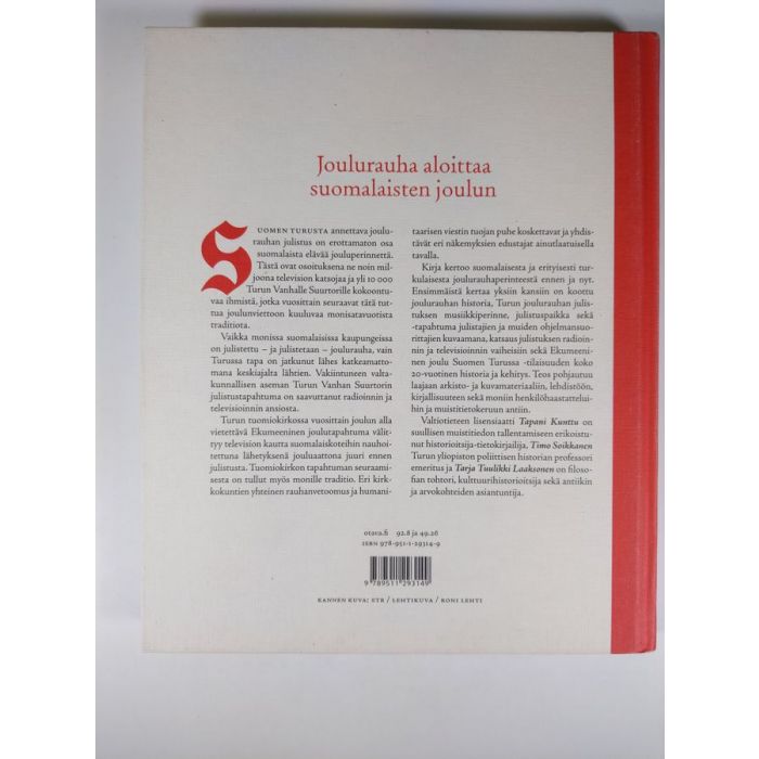 Osta Kunttu: Joulurauha Suomen Turusta : kuninkaanrauhasta ekumeeniseen  rauhanvetoomukseen | Tapani Kunttu | Antikvariaatti Finlandia Kirja