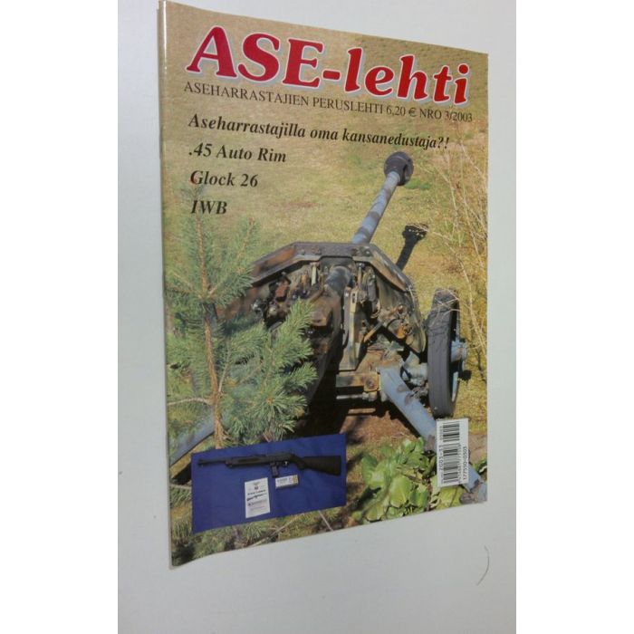 Ase-lehti n:o 3/2003 : Suomen asehistoriallinen seura ry:n jäsenlehti