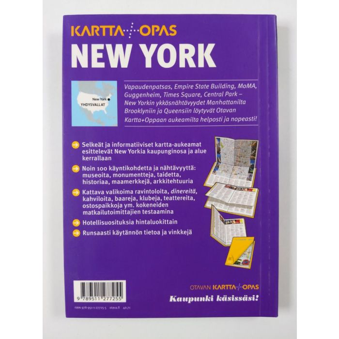 New York : kartta+opas