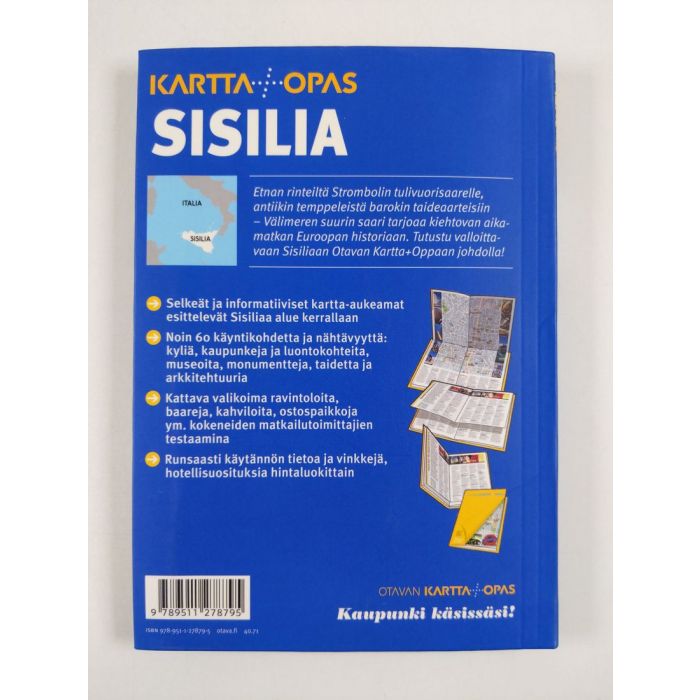 Buy : Sisilia : kartta+opas | | Used Book Store Finlandia Kirja