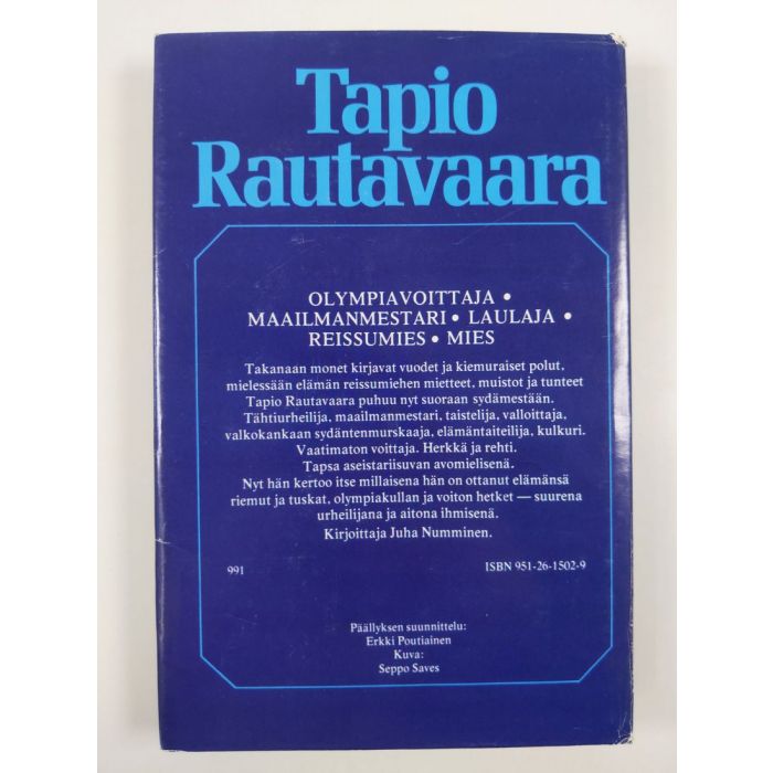 Osta Rautavaara: En päivääkään vaihtaisi pois | Tapio Rautavaara |  Antikvariaatti Finlandia Kirja