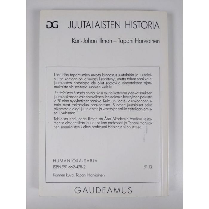 Karl-Johan Illman : Juutalaisten historia