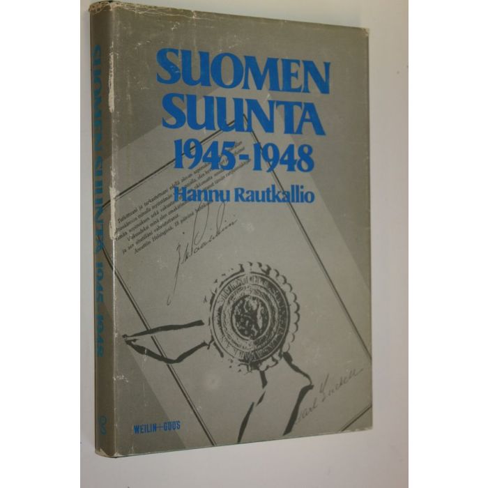 Buy Rautkallio: Suomen suunta 1945-1948 | Hannu Rautkallio | Used Book  Store Finlandia Kirja