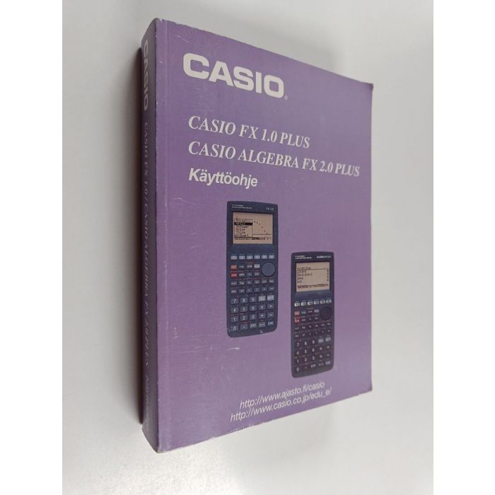 Buy Casio FX 1.0 Plus Casio Algebra FX 2.0 Plus kayttoohje Used Book Store Finlandia Kirja