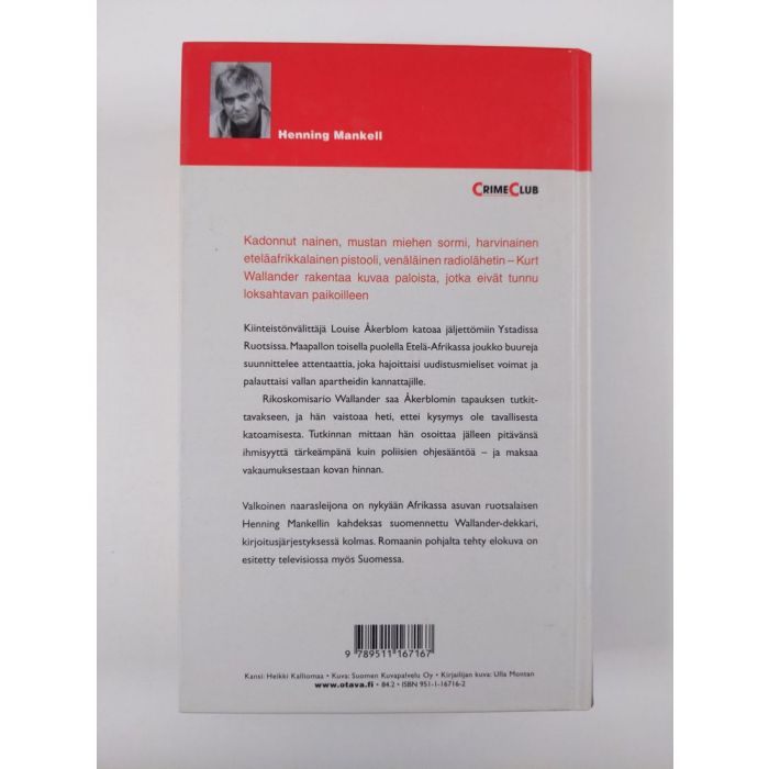 Buy Mankell: Valkoinen naarasleijona | Henning Mankell | Used Book Store  Finlandia Kirja