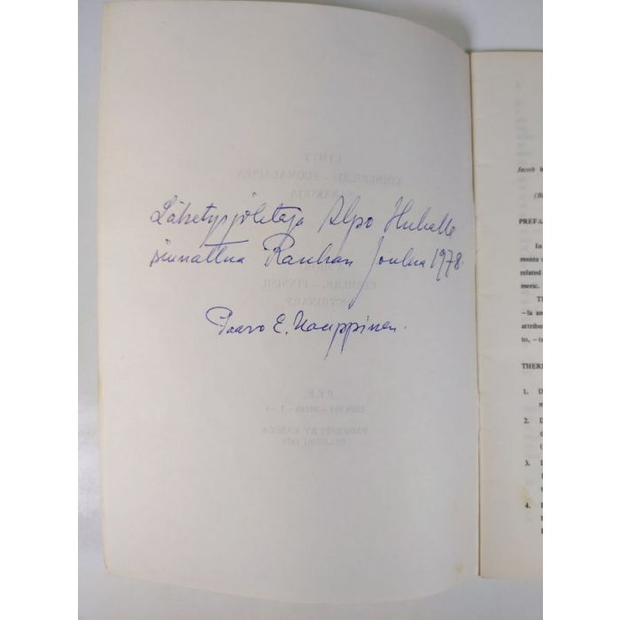 Paavo E. Kauppinen : Lyhyt kimmeriläis-suomalainen sanakirja = A short  Cimmeric-Finnish dictionary