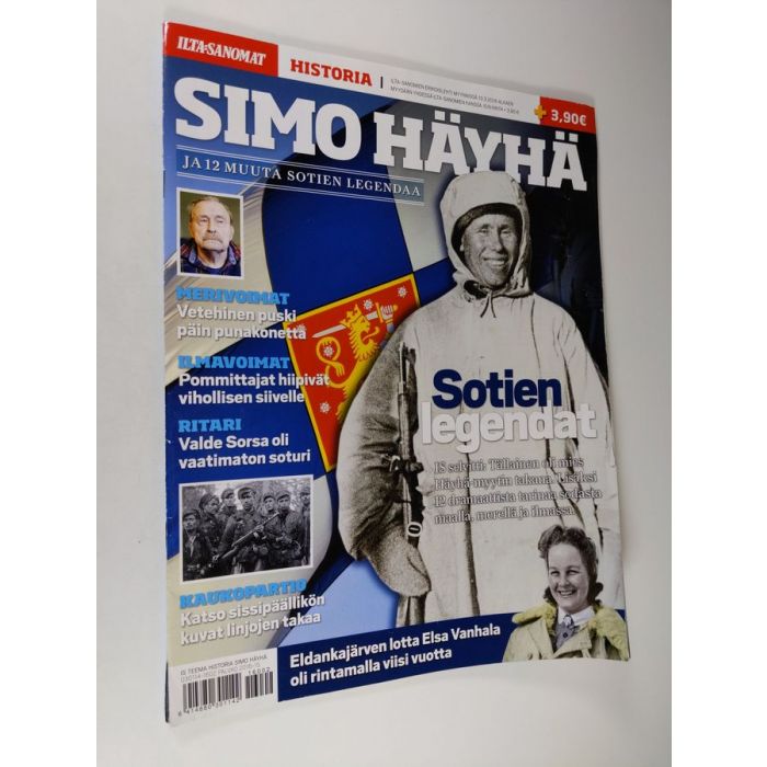 Ilta-sanomat historia : Simo Häyhä ja 12 muuta sotien legendaa