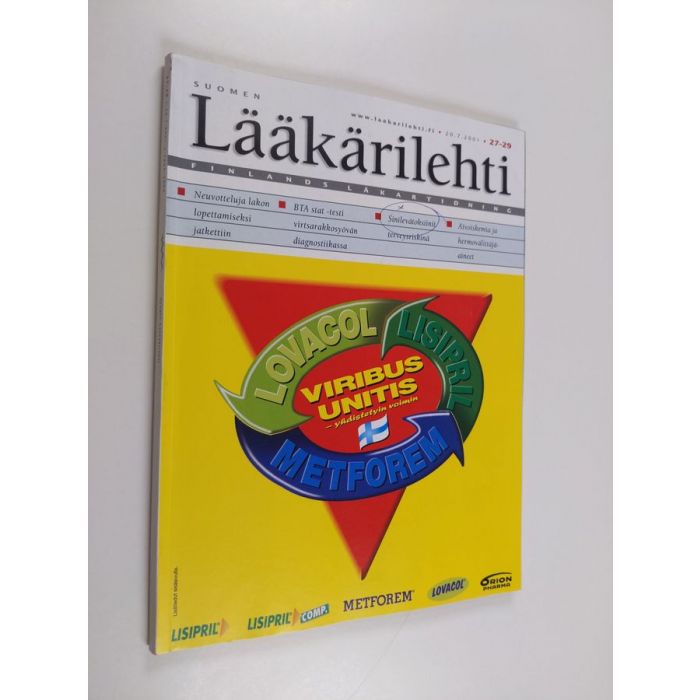 Suomen lääkärilehti 27-29/2001