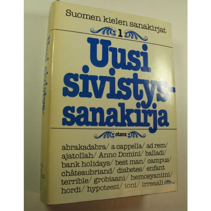 Annukka Aikio (toim.) : Suomen kielen sanakirjat 1, Uusi sivistyssanakirja