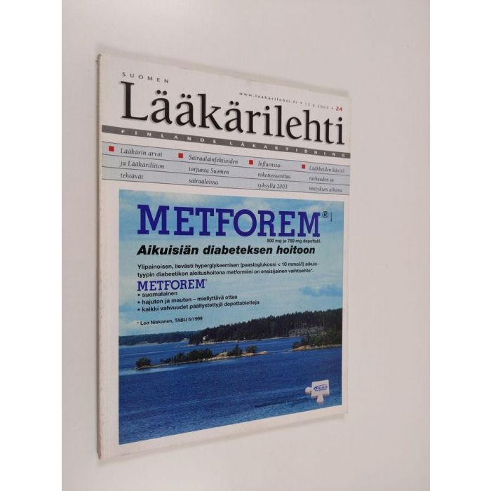 Suomen lääkärilehti 24/2003