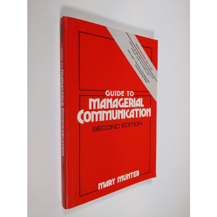 Mary Munter : Guide to managerial communication