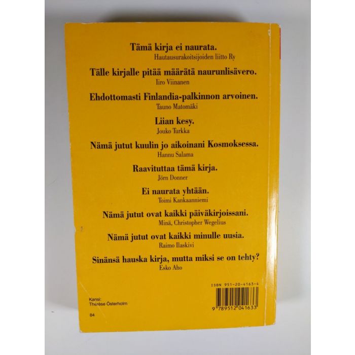 Buy Muste: Suomen parhaat vitsit 1993 | Henrik Muste | Used Book Store  Finlandia Kirja