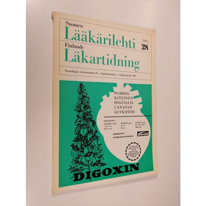 Suomen lääkärilehti 28/1965