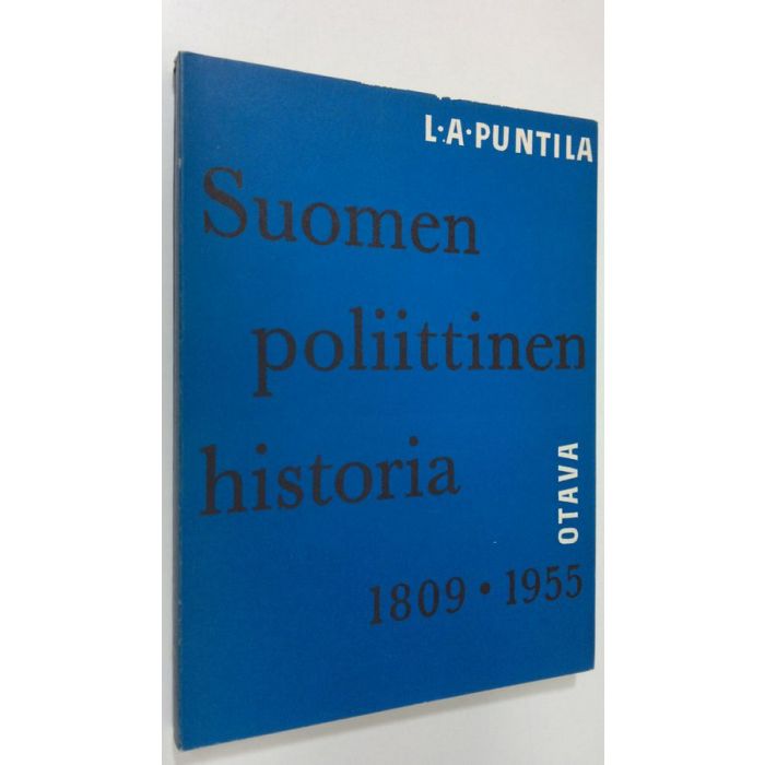 Buy Puntila: Suomen poliittinen historia 1809-1955 | L. A. Puntila | Used  Book Store Finlandia Kirja