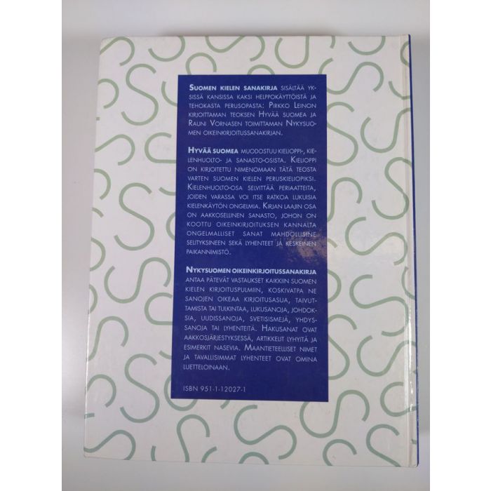 Osta : Suomen kielen sanakirja | | Antikvariaatti Finlandia Kirja