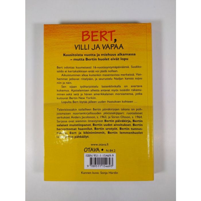 Osta Jacobsson, Olsson: Bert, villi ja vapaa | Anders Jacobsson & Sören  Olsson | Antikvariaatti Finlandia Kirja