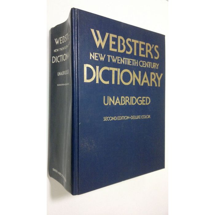 Buy Webster: Webster's New Twentieth Century Dictionary of the English ...