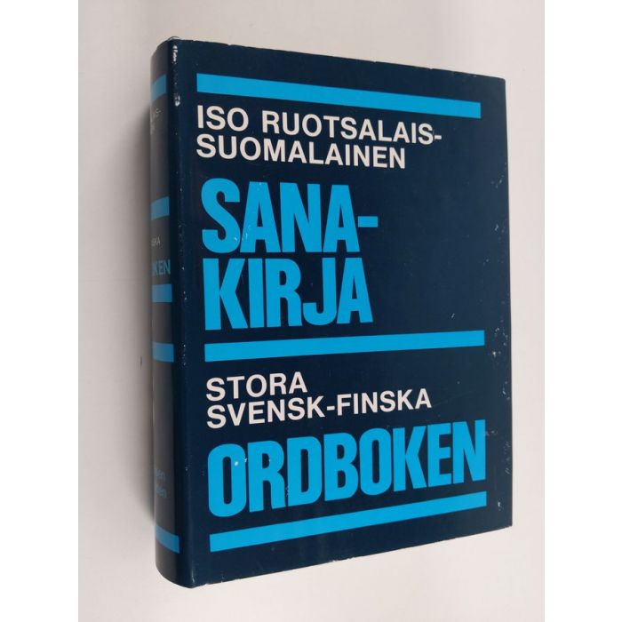 Iso ruotsalais-suomalainen sanakirja 3 = Stora svensk-finska ordboken, S - Ö