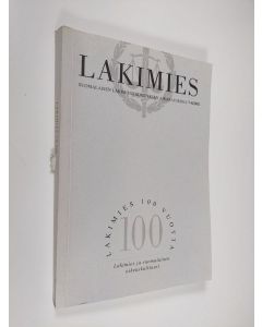 käytetty kirja Lakimies 7-8/2002 : Suomalaisen lakimiesyhdistyksen aikakauskirja