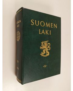 käytetty kirja Suomen laki 1986 osa 2