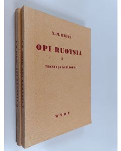 Kirjailijan Y. M. Biese käytetty kirja Opi ruotsia 1-2