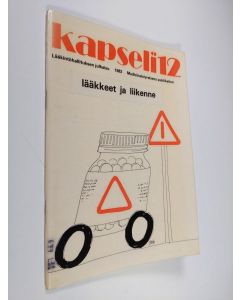 Kirjailijan Juhana Idänpään-Heikkilä käytetty teos Kapseli 12 : Lääkkeet ja liikenne