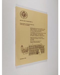 Kirjailijan Erkki Komulainen käytetty kirja Research on Teaching and the Theory and Practice in Teacher Training