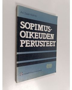 Kirjailijan Ari Saarnilehto käytetty kirja Sopimusoikeuden perusteet