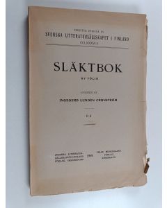 käytetty kirja Släktbok : ny följd 1:5 1958