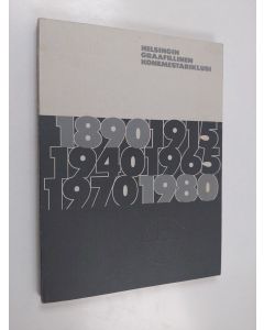 käytetty kirja Helsingin graafillinen konemestariklubi ry 1890-1980 = Grafiska maskinmästarklubben i Helsingfors rf 1890-1980