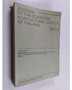 käytetty kirja Journal of the Scientific Agricultural Society of Finland - Maataloustieteellinen aikakauskirja Vol. 46