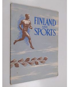 Kirjailijan Einari Mannerla käytetty kirja Finland and sports