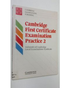 käytetty kirja Cambridge First Certificate Examination Practice 2 Student's book