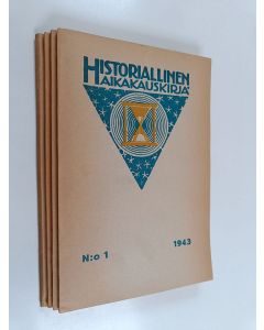 käytetty kirja Historiallinen aikakauskirja vuosikerta 1943 (1-4)