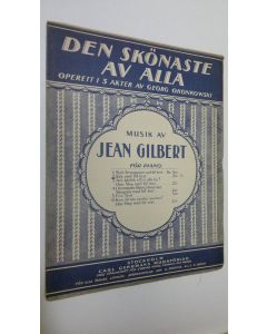 Kirjailijan Georg Okonkowski käytetty teos Den skönaste av alla : operett i 3 akter