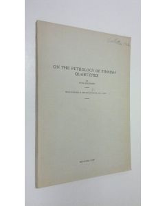 Kirjailijan Anna Hietanen käytetty kirja On the petrology of Finnish quartzites
