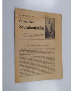 käytetty teos Orimattilan seurakuntalehti : tammikuu 1955