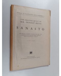 Kirjailijan E. Phillips Oppenheim käytetty kirja The amazing quest of Mr. Ernest Bliss + sanasto