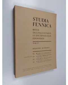 käytetty kirja Studia Fennica 10