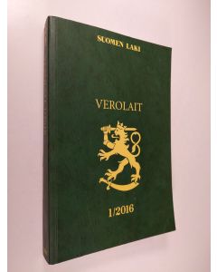 käytetty kirja Verolait 1/2016