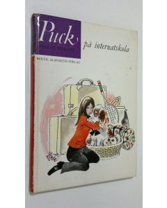 Kirjailijan Lisbeth Werner käytetty kirja Puck på internatskola